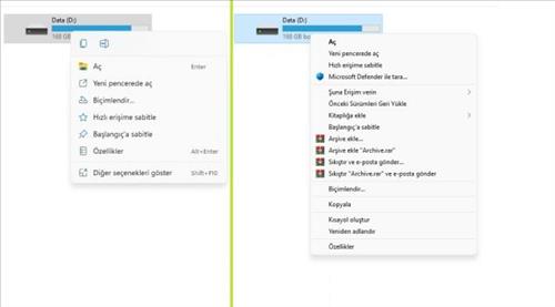 Windows 11 Eski Sağ Tık Menüsü Nasıl Etkinleştirilir?